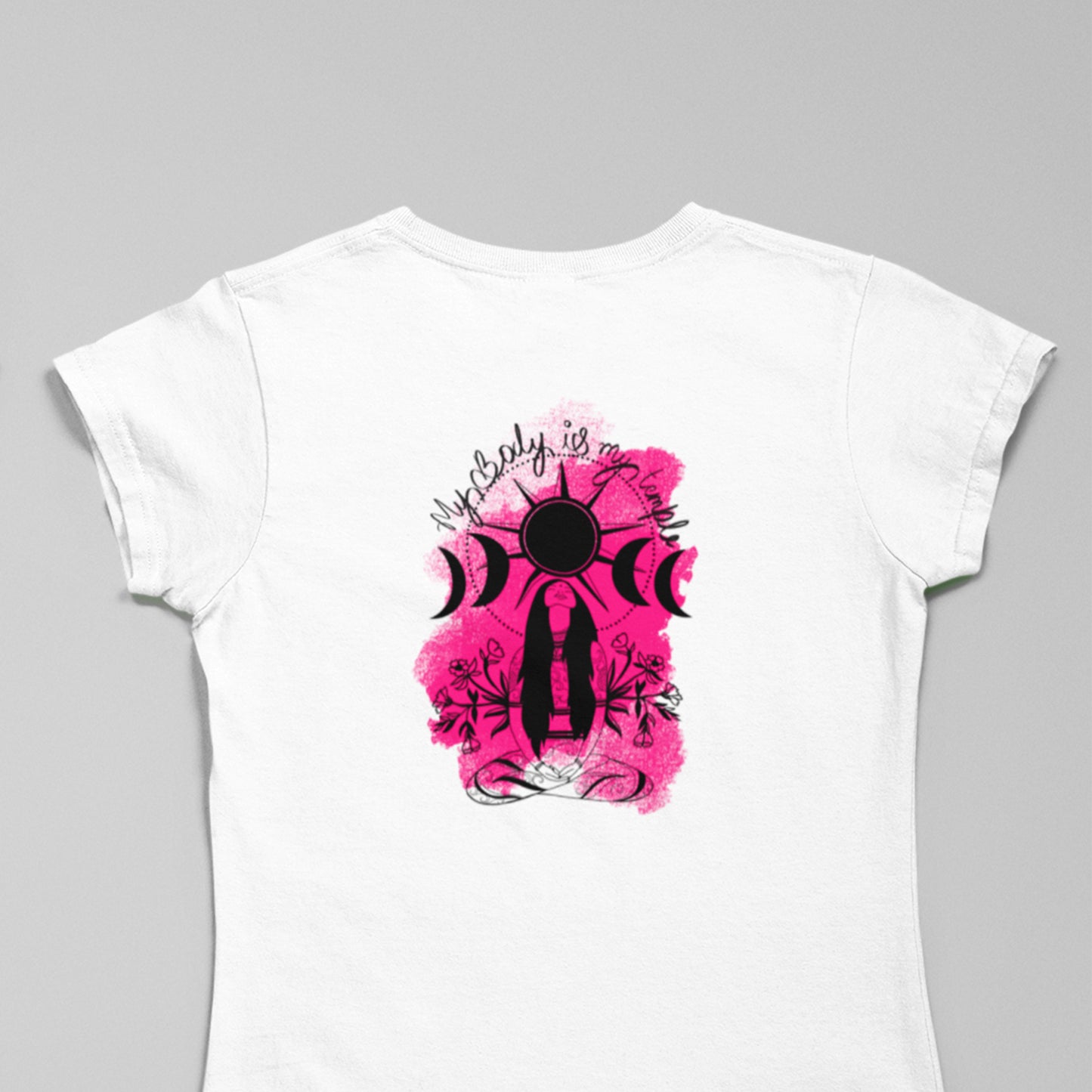 BACK PRINT REGULAR FIT T SHIRT