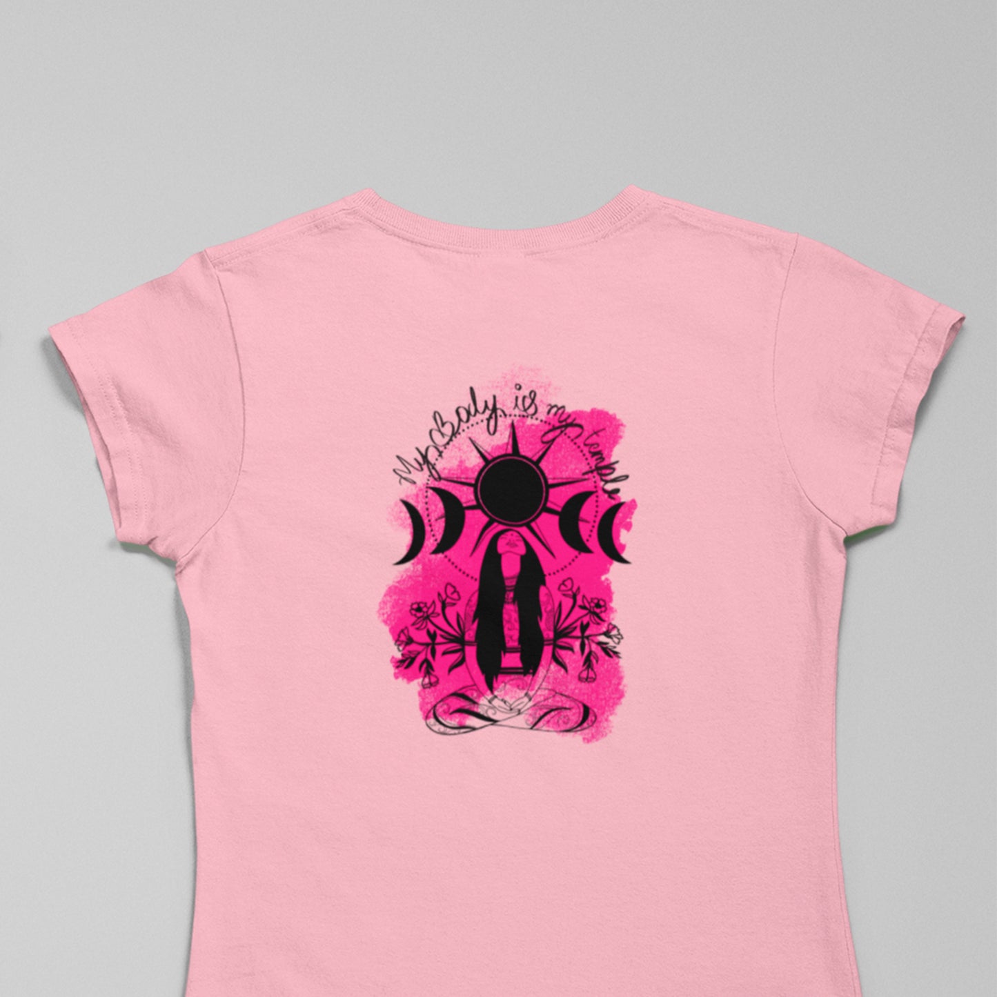 BACK PRINT REGULAR FIT T SHIRT