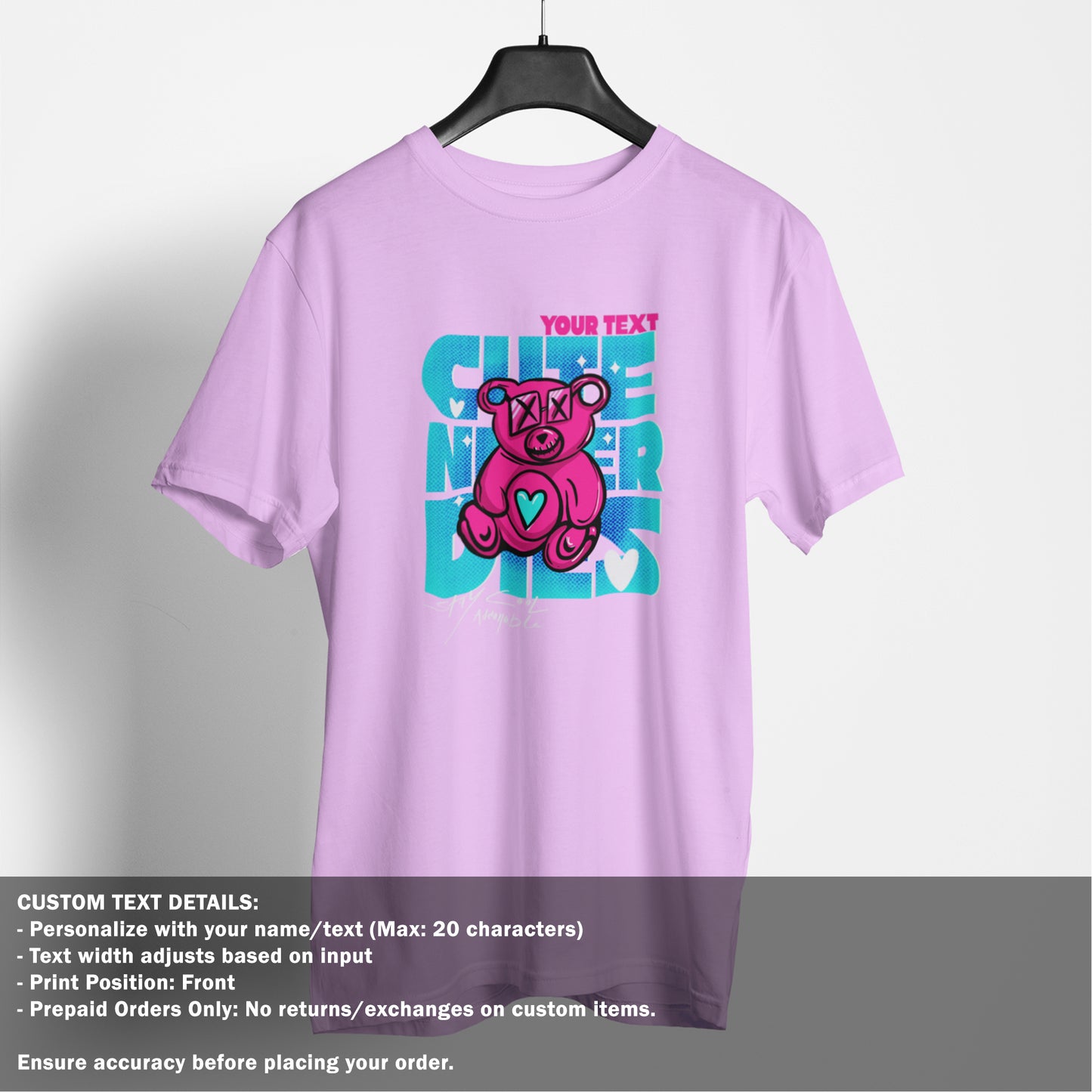 Cute Never Dies - Oversized TShirt - Women