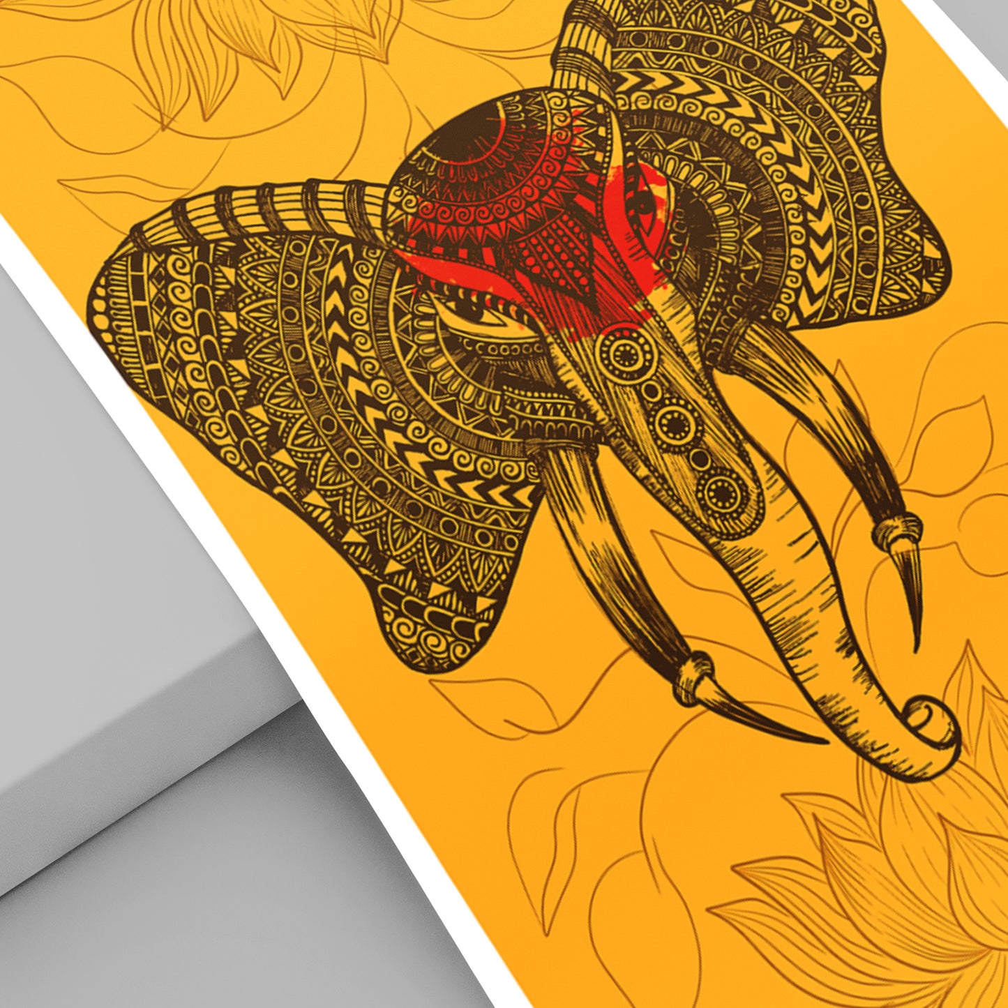 Gajraj Mandala Art Print