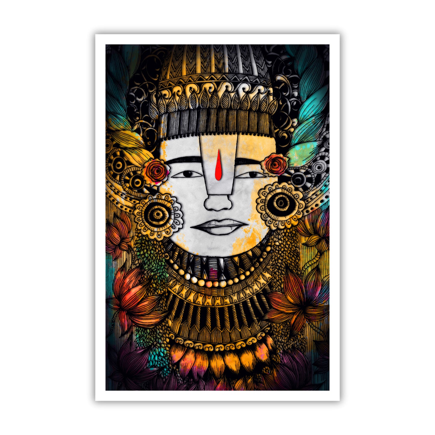 Lord Vishnu Art Print