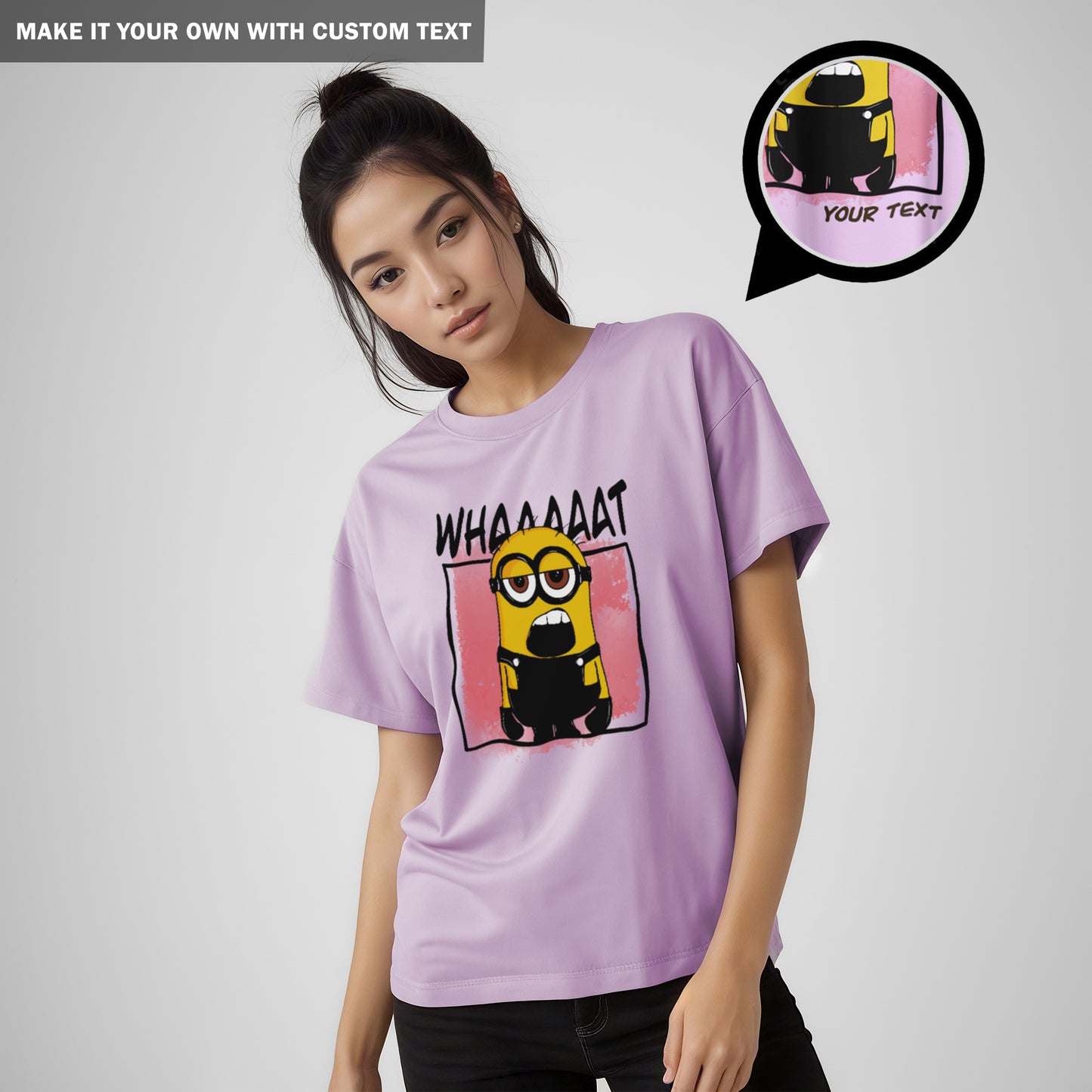 What - Lavender Oversized TShirt - Women