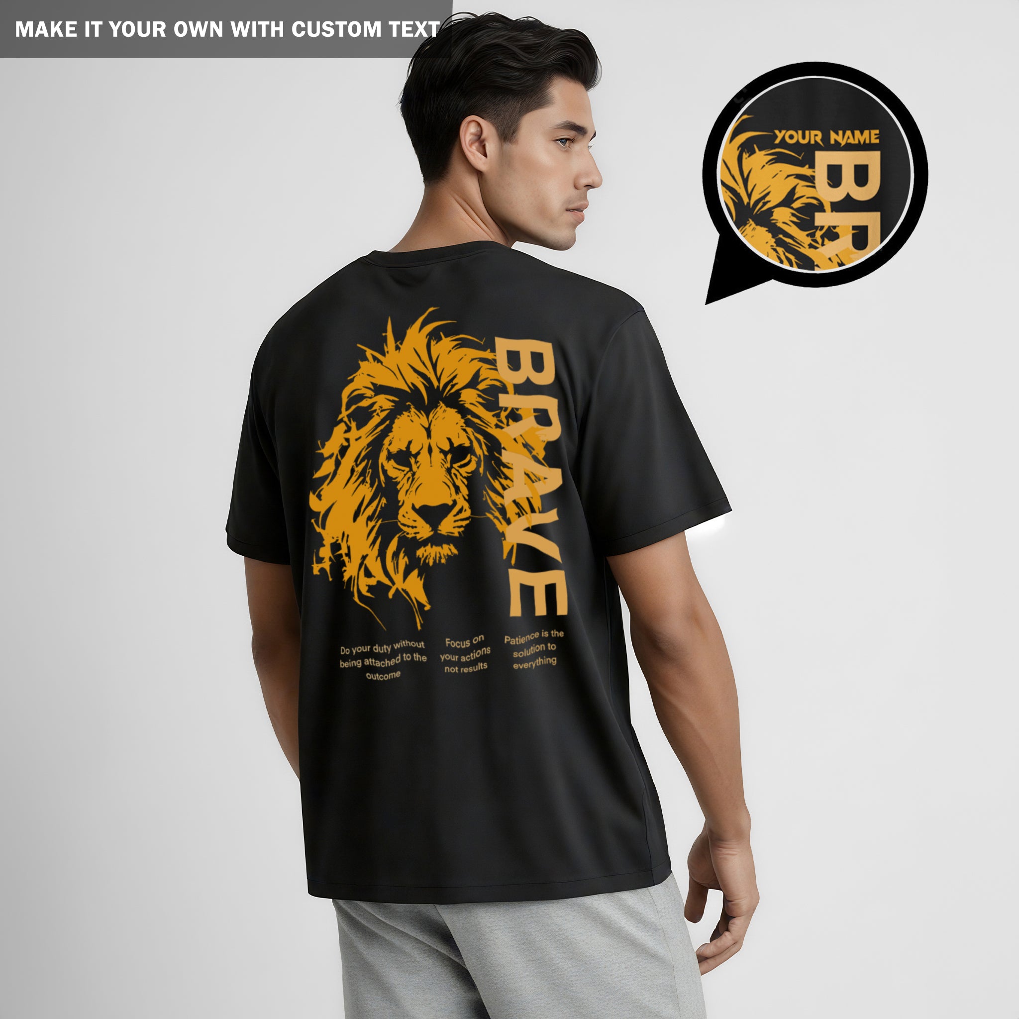 Brave - Oversized T-Shirt - Men