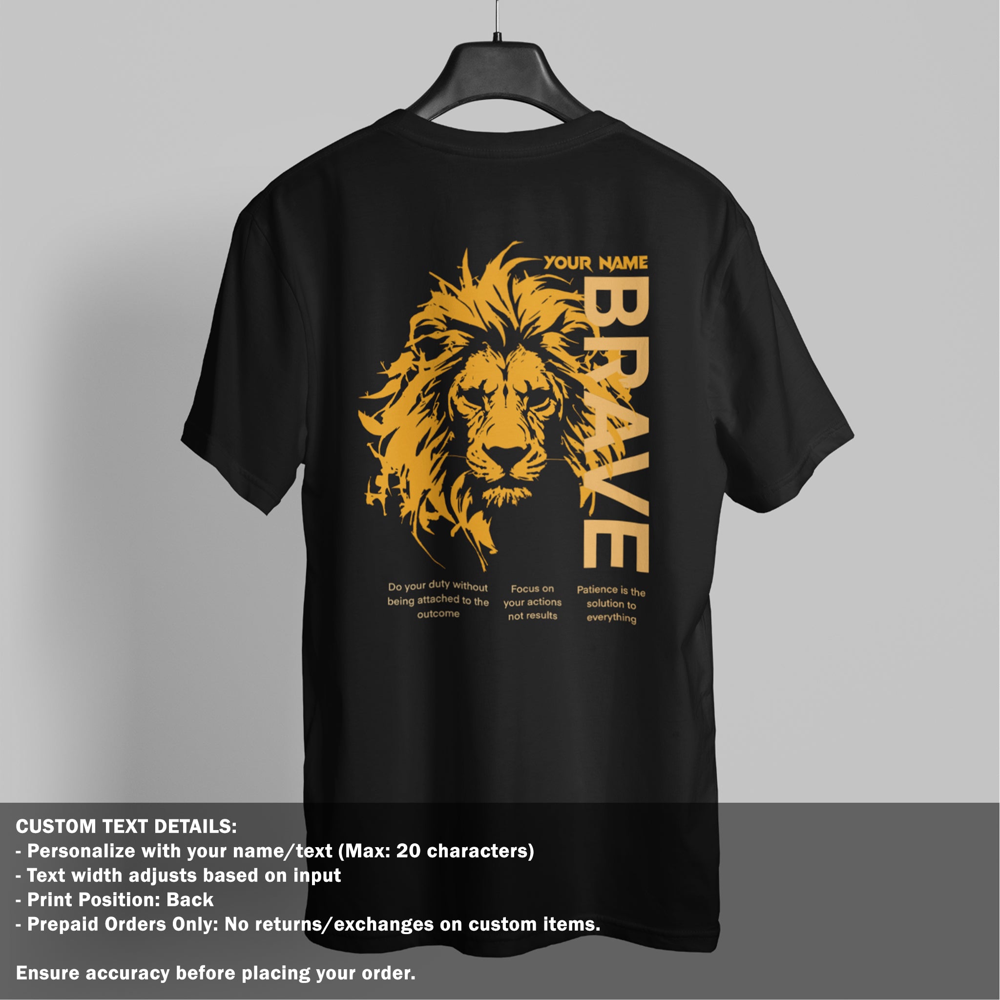 Brave - Oversized T-Shirt - Men