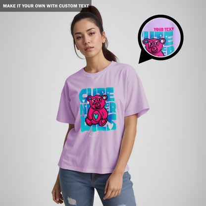 Cute Never Dies - Oversized TShirt - Women