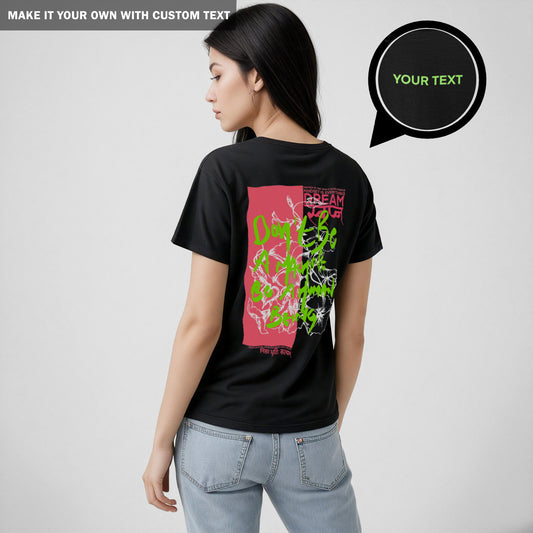 Don't be a Machine - Graphic T Shirt - Black