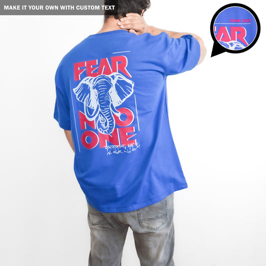 Fear No One - Heavyweight Oversized T Shirt - Men