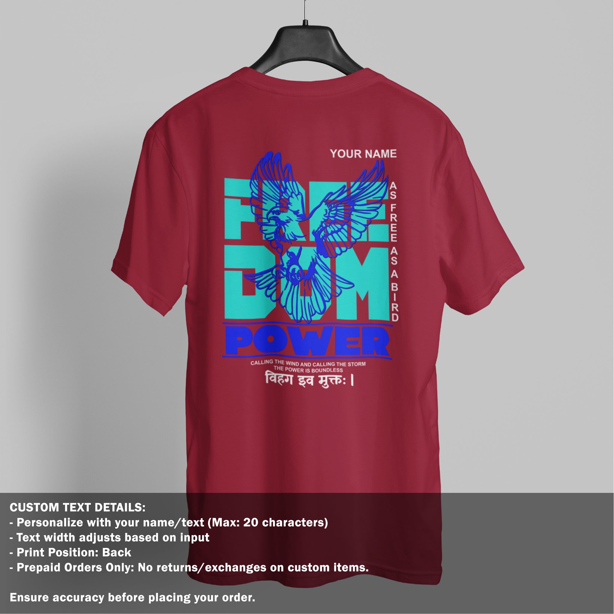 Freedom - Oversized T-Shirt - Men