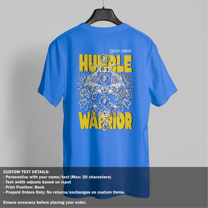 Humble Warrior - Oversized Blue TShirt - Men