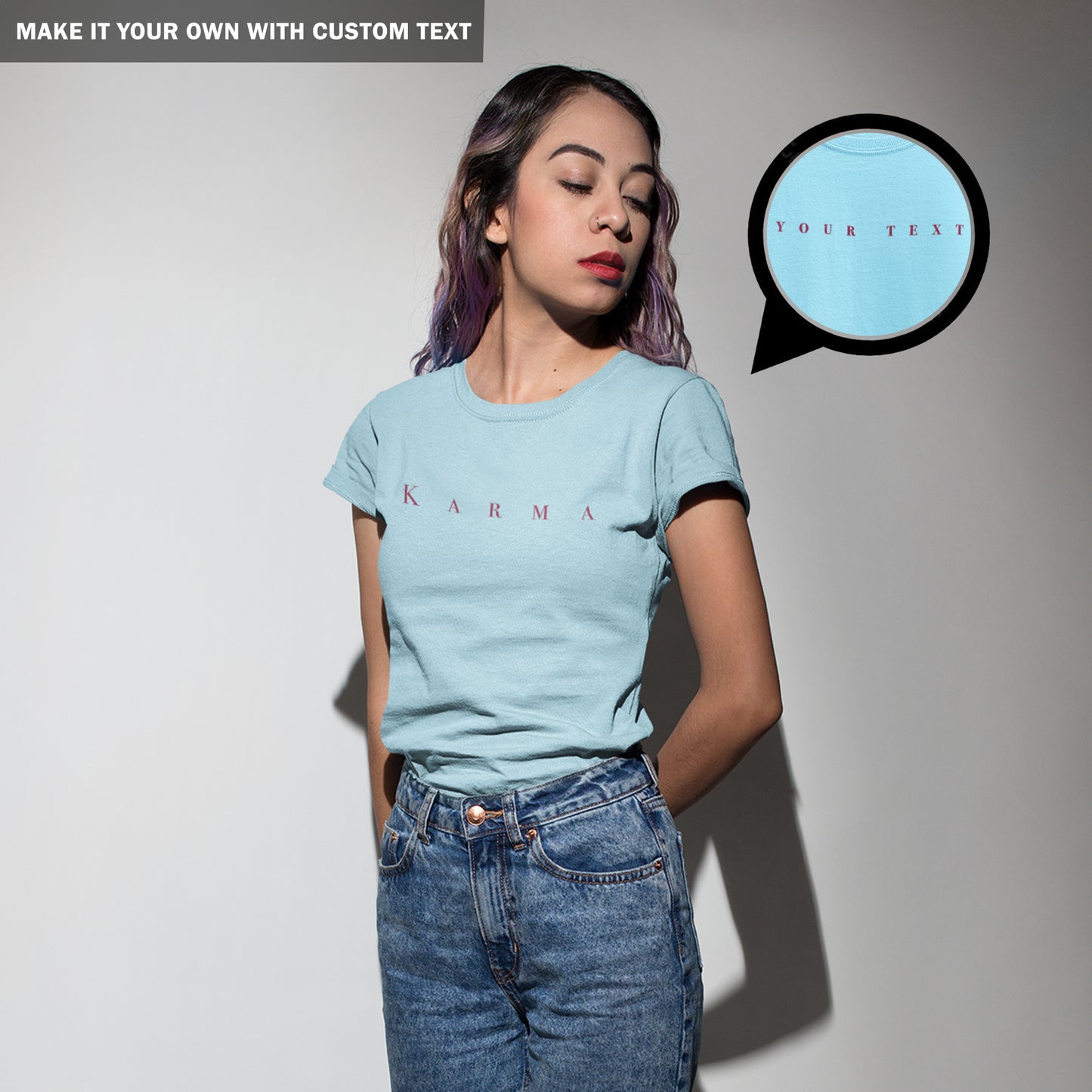 Karma Minimalist T Shirt - Women