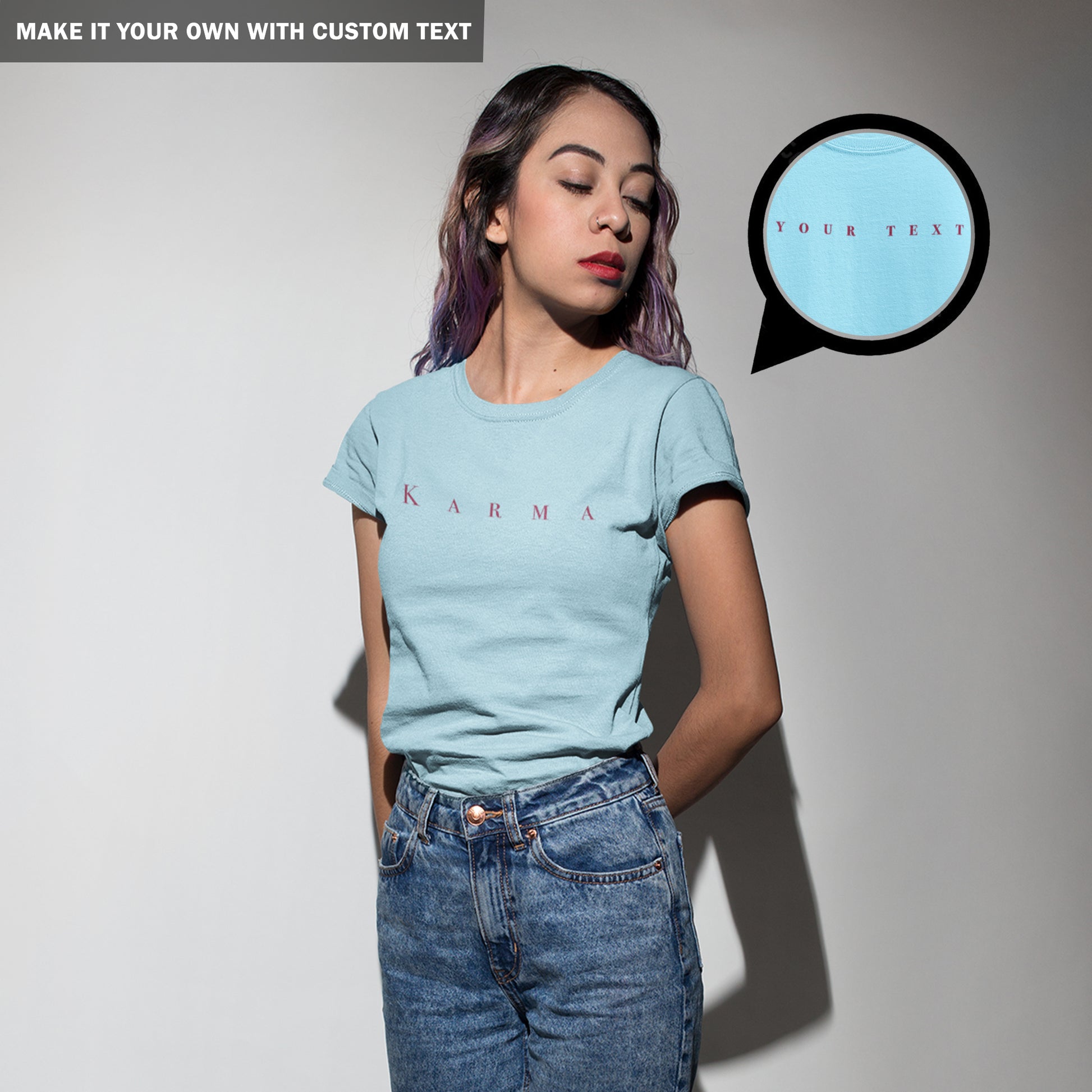 Karma Minimalist T Shirt - Women