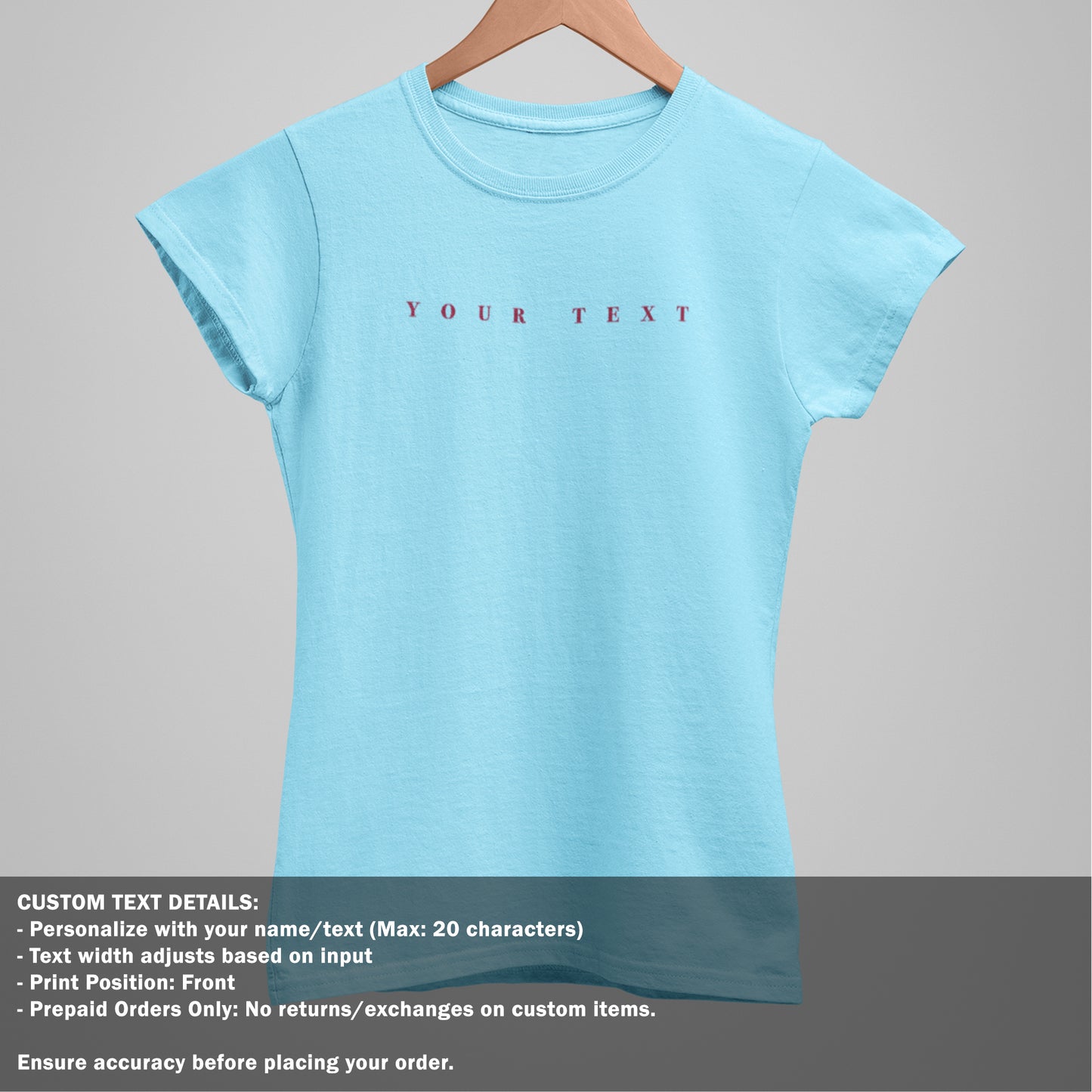 Karma Minimalist T Shirt - Women