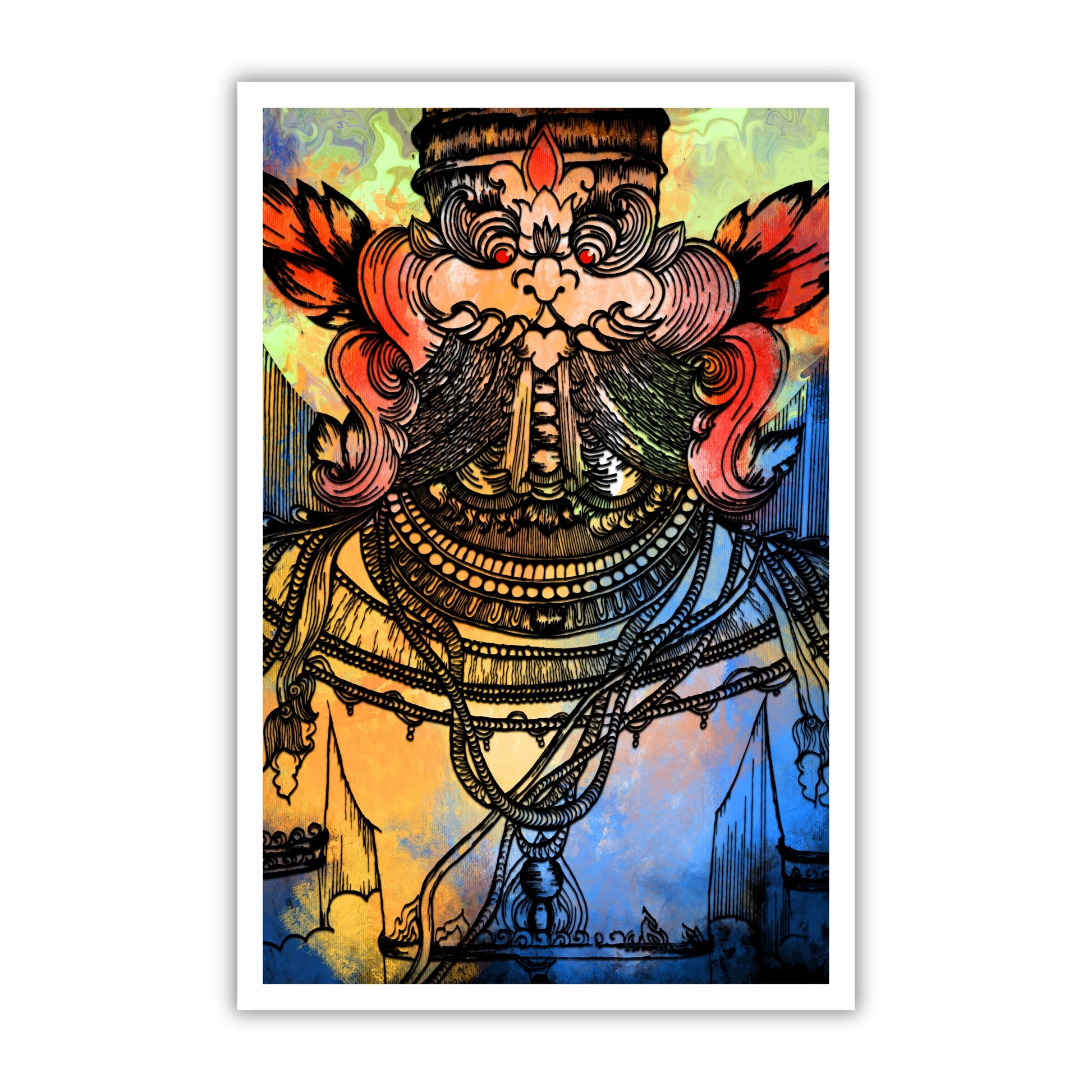 Lord Narsimha Art Print