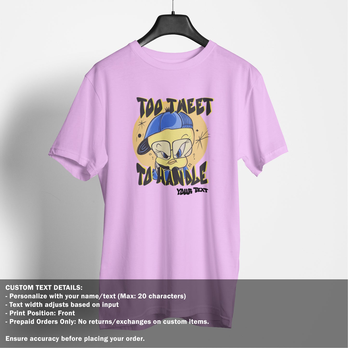 Too Tweet Too Handle - Oversized TShirt - Women