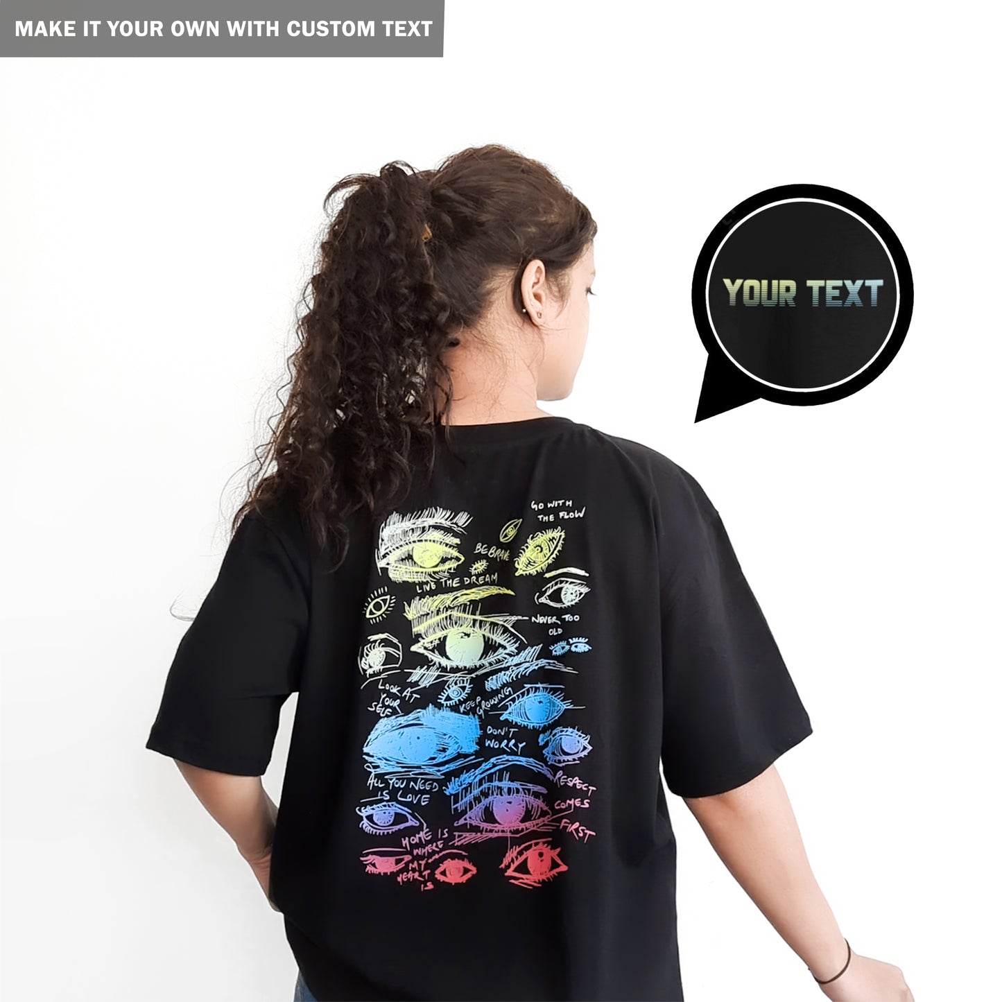 The Vision - Oversized Cotton T Shirt - Women