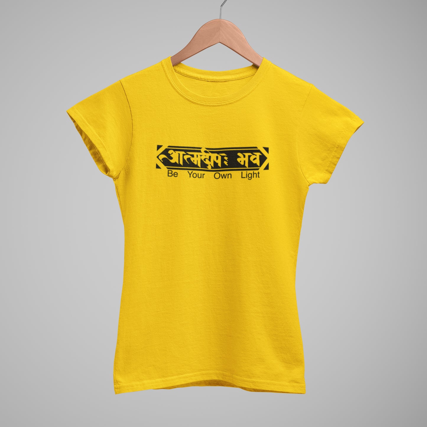 YELLOW PRINTED TSHIRT