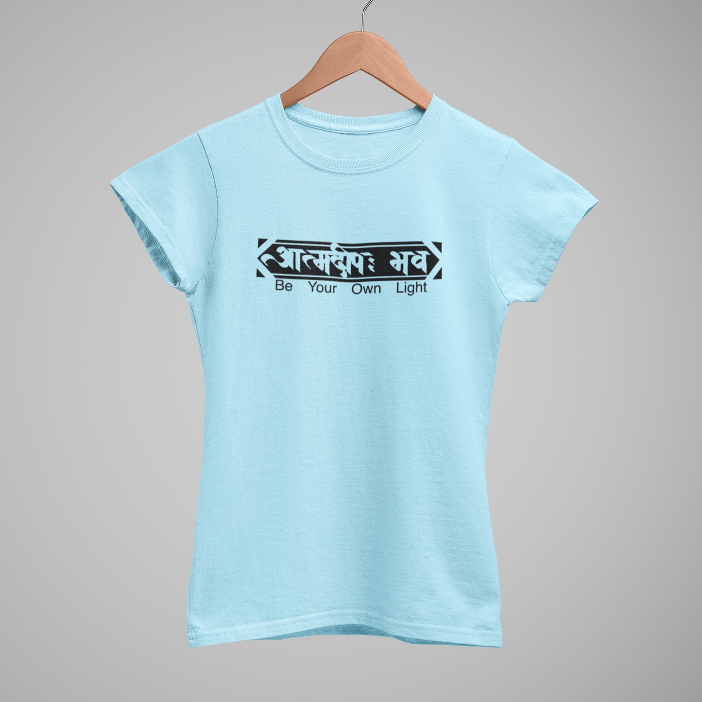 BLUE PRINTED TSHIRT